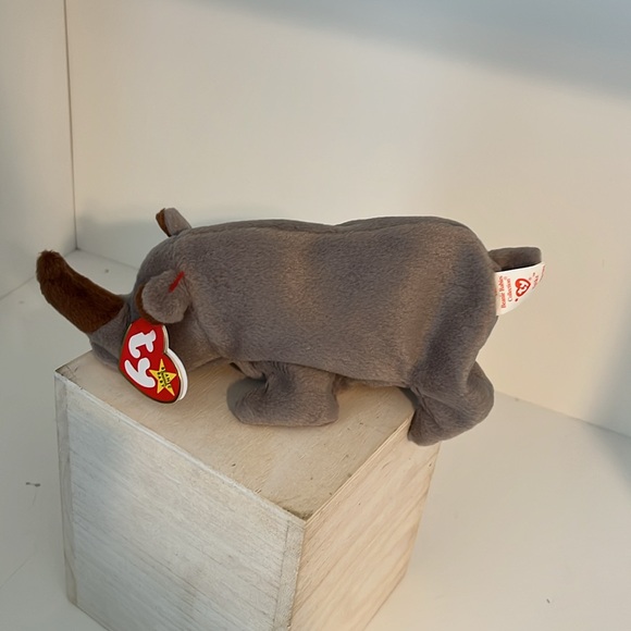 NWT SPIKE the rhinoceros by Ty Beanie Babies - Picture 2 of 6